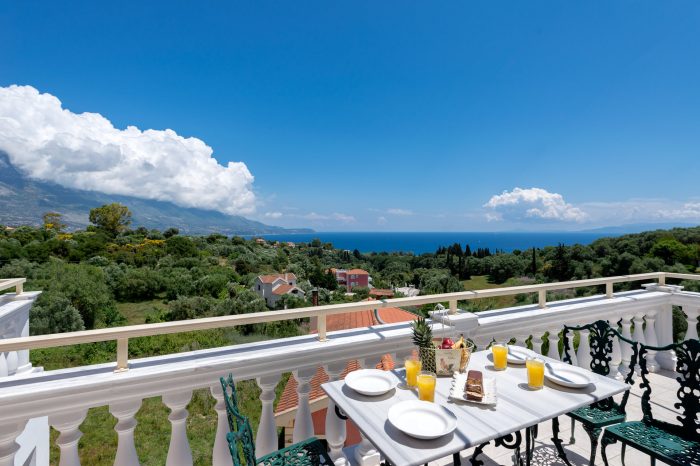 Pernari Apartments building and grounds, Spartia, Kefalonia
