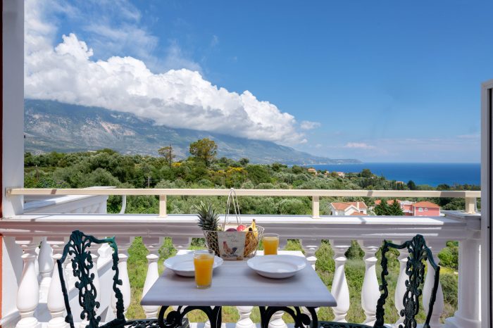 Pernari Apartments building and grounds, Spartia, Kefalonia
