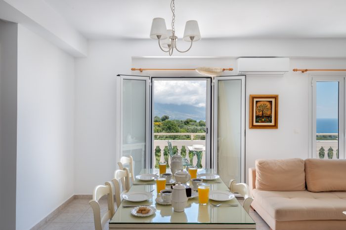 Apartment interior at Pernari Apartments, Kefalonia