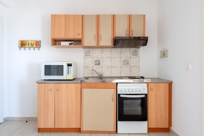 Apartment interior at Pernari Apartments, Kefalonia