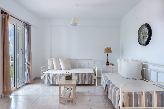 Apartment interior at Pernari Apartments, Kefalonia