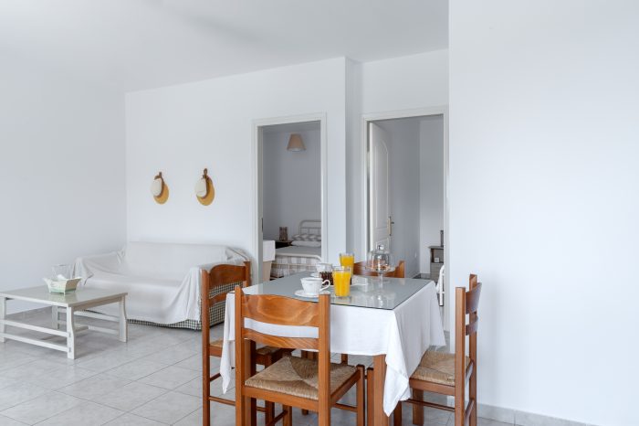 Apartment interior at Pernari Apartments, Kefalonia