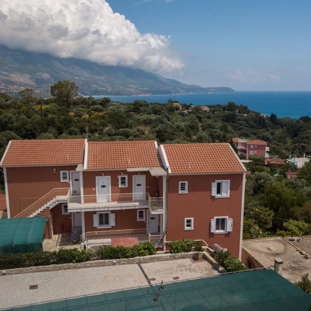 Pernari Apartments building and grounds, Spartia, Kefalonia
