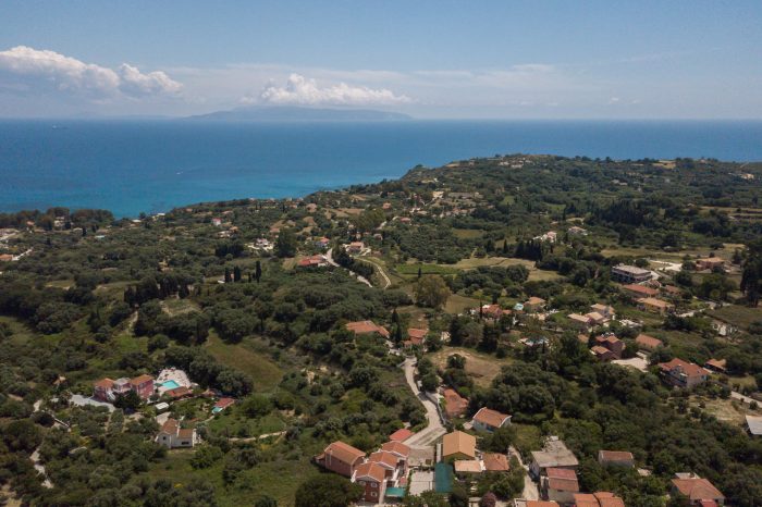 Pernari Apartments building and grounds, Spartia, Kefalonia