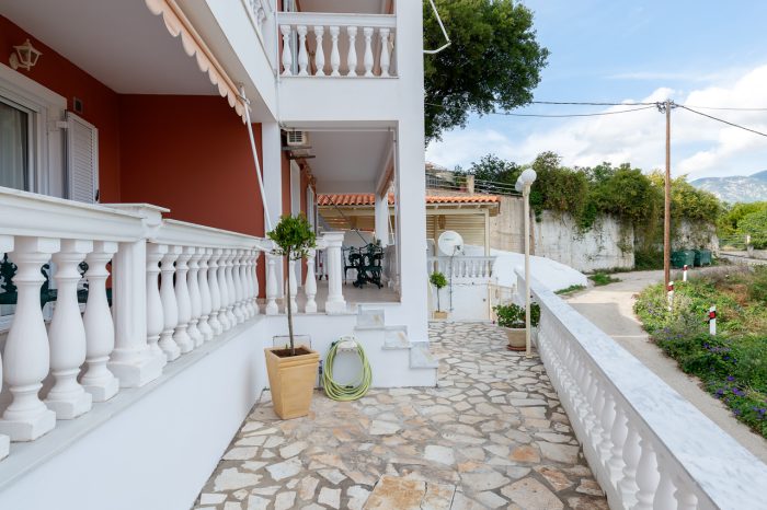 Pernari Apartments building and grounds, Spartia, Kefalonia